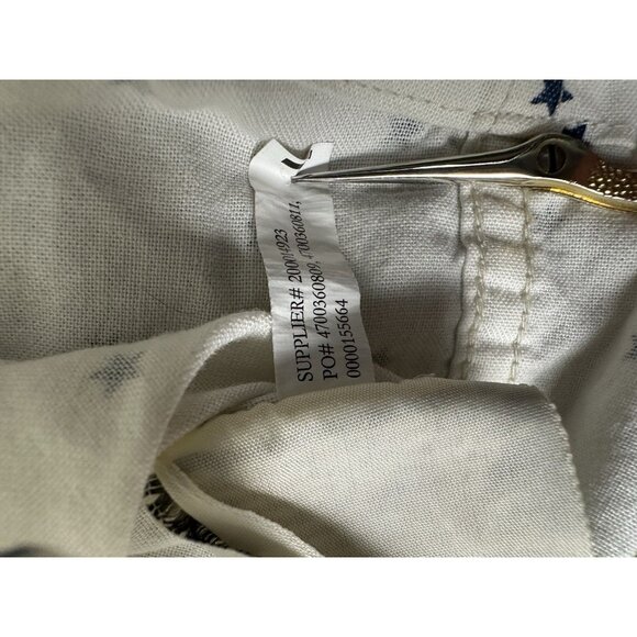 Denim & Supply Ralph Lauren Short Sleeve Star Print Button Down Shirt 2XL Preppy - Picture 9 of 11